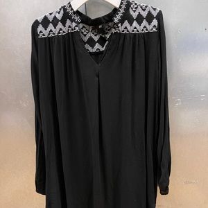 H&M embroidered tunic dress or top
